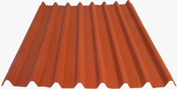 LAMINA R101 DE PVC TRICAPA ROJO TERRACOTA