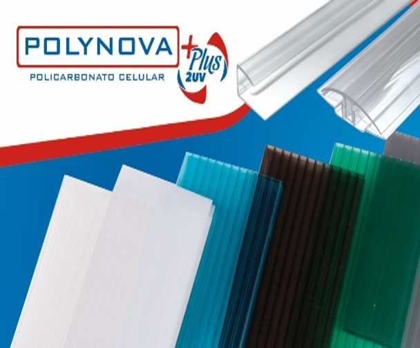 POLICARBONATO CELULAR POLYNOVA RESIDENCIAL 2UV